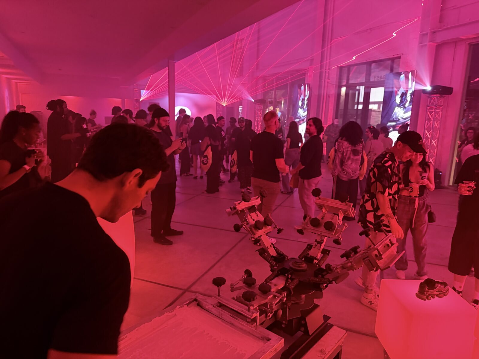 Live event printing at a Phoenix brand activations & pop-ups event
