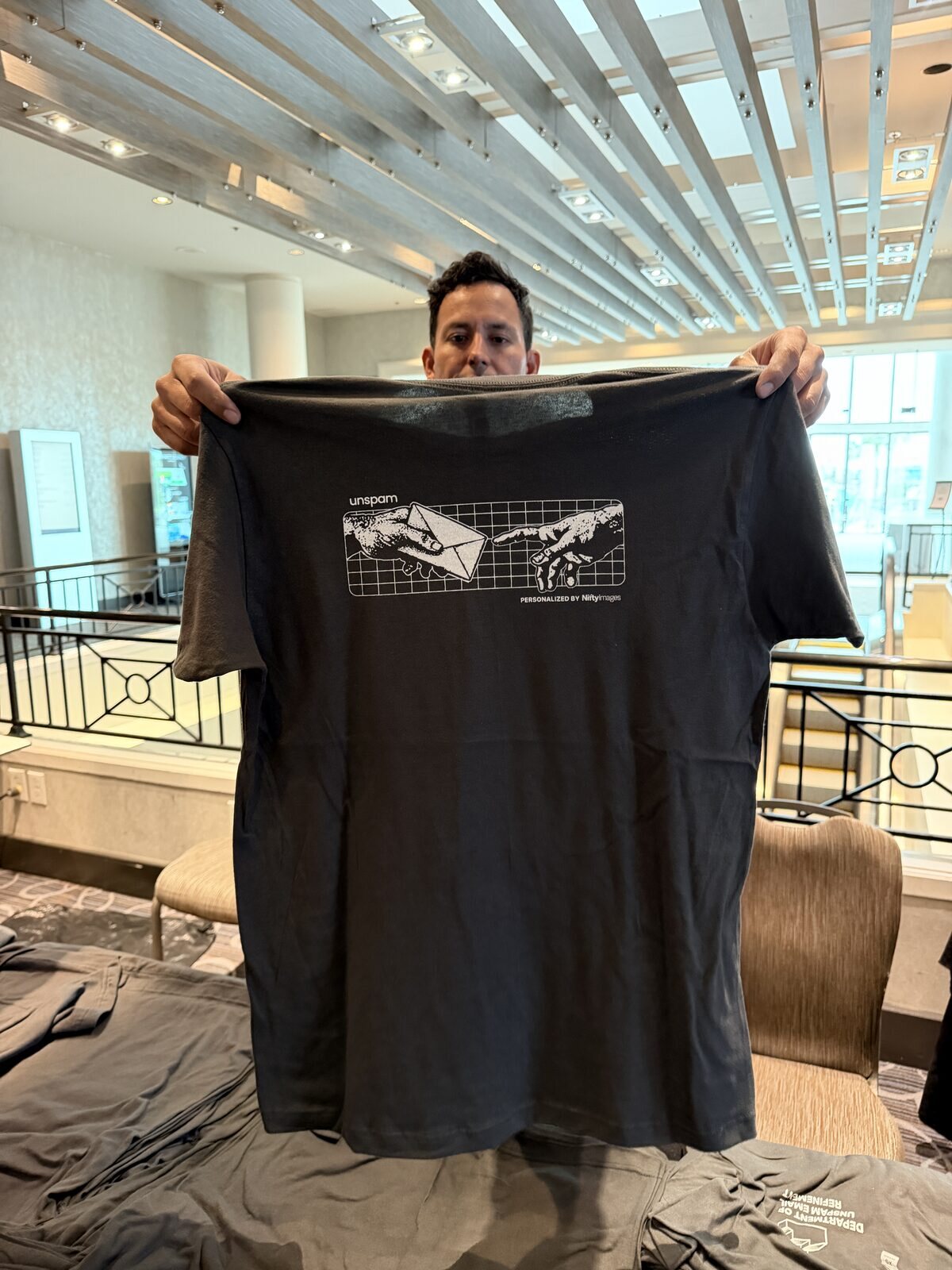 Merch Troop live screen-printing station running at a Phoenix event